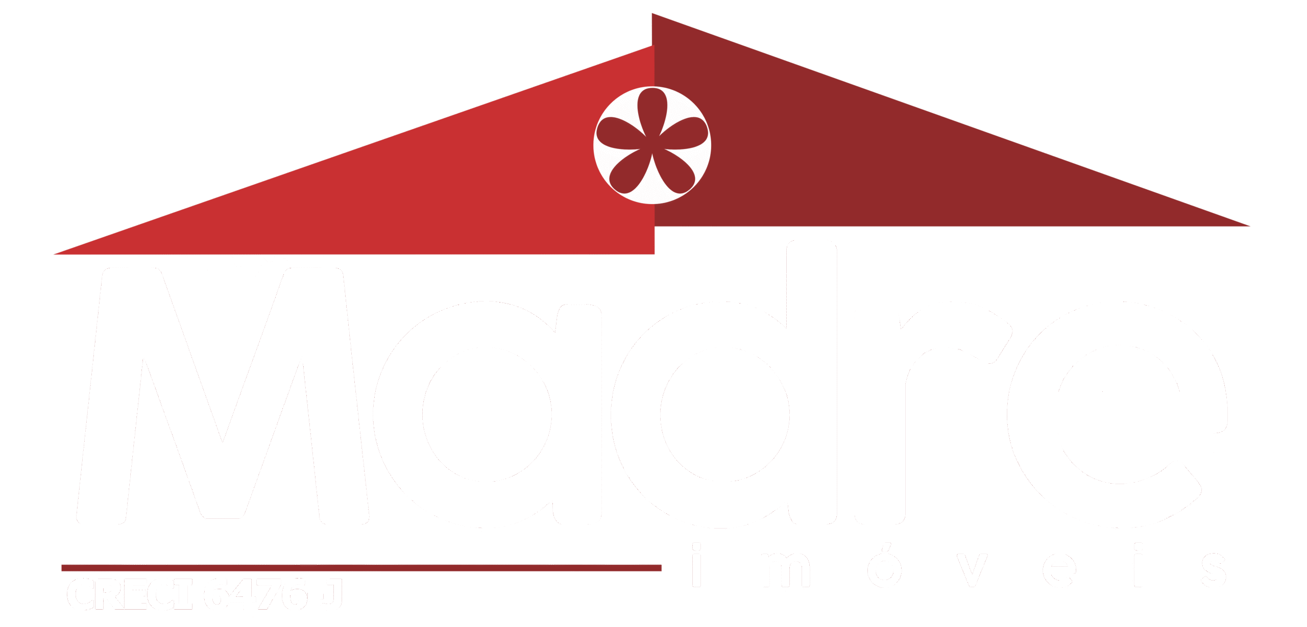 Logo Madre Imóveis BRANCA c CRECI